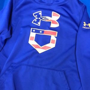 Small youth under armor freedom hoodie